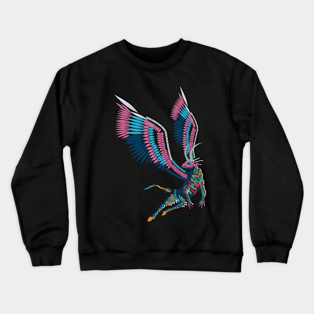 Alebrijes of might_51 Crewneck Sweatshirt by BetoRayas